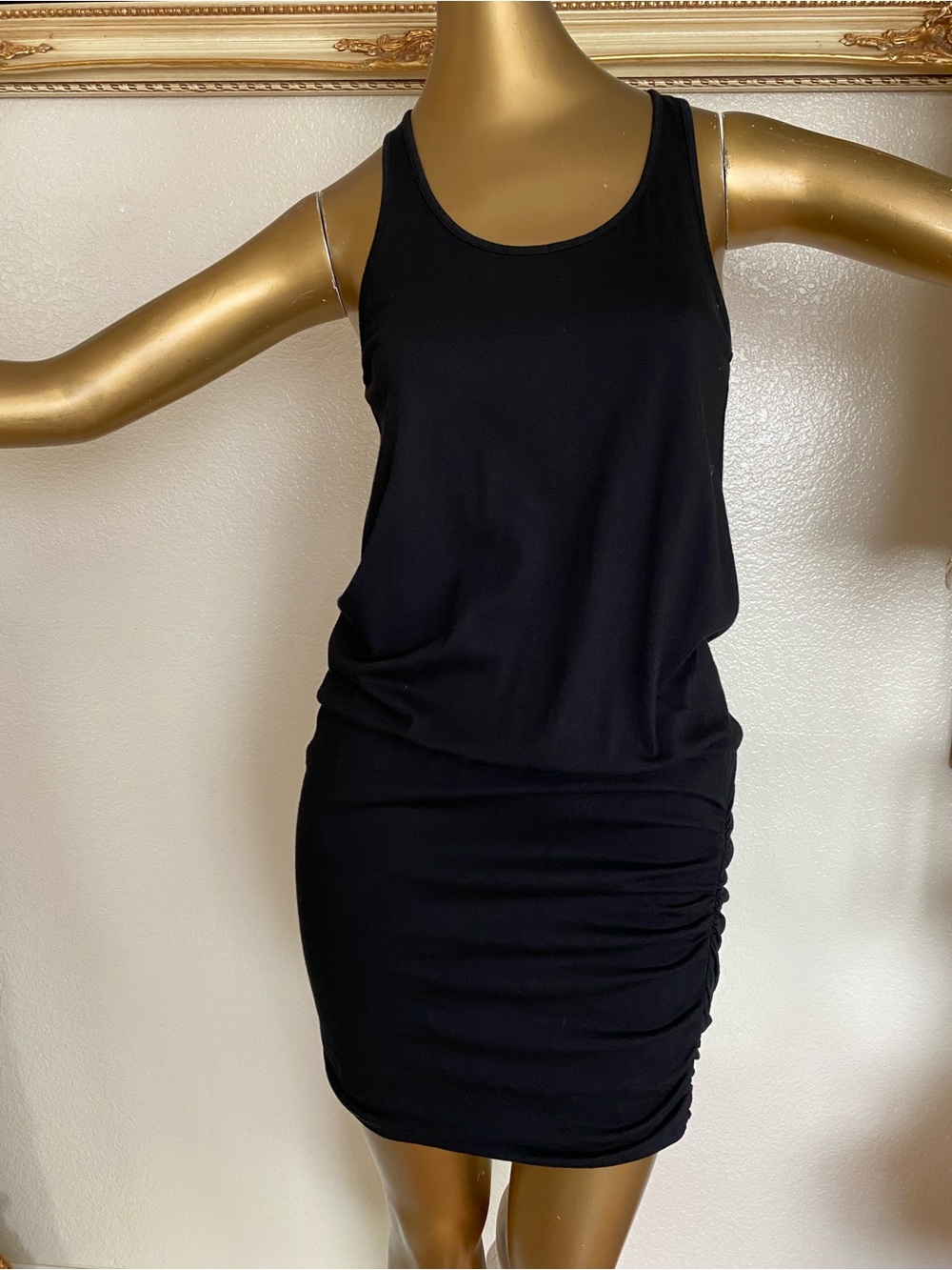 Michael Stars Racer Back Ruched Dress